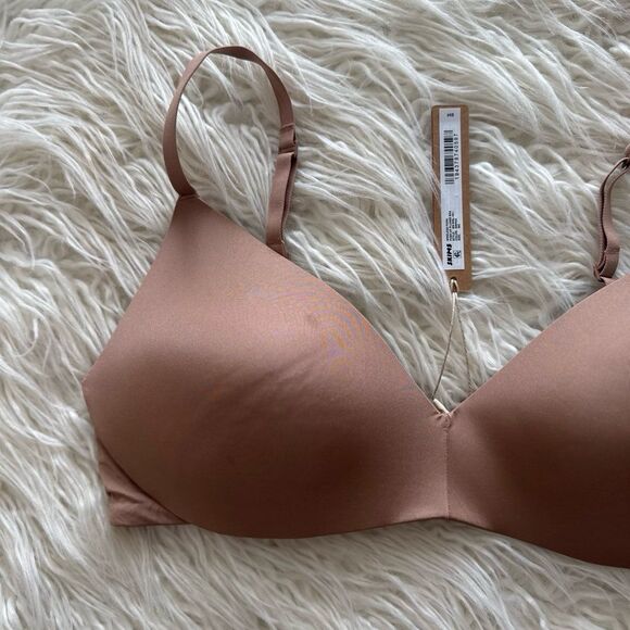 Skims Wireless Form Pushup Plunge Bra Sienna Size 36C - Picture 4 of 8